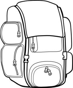 No Backpack Clipart