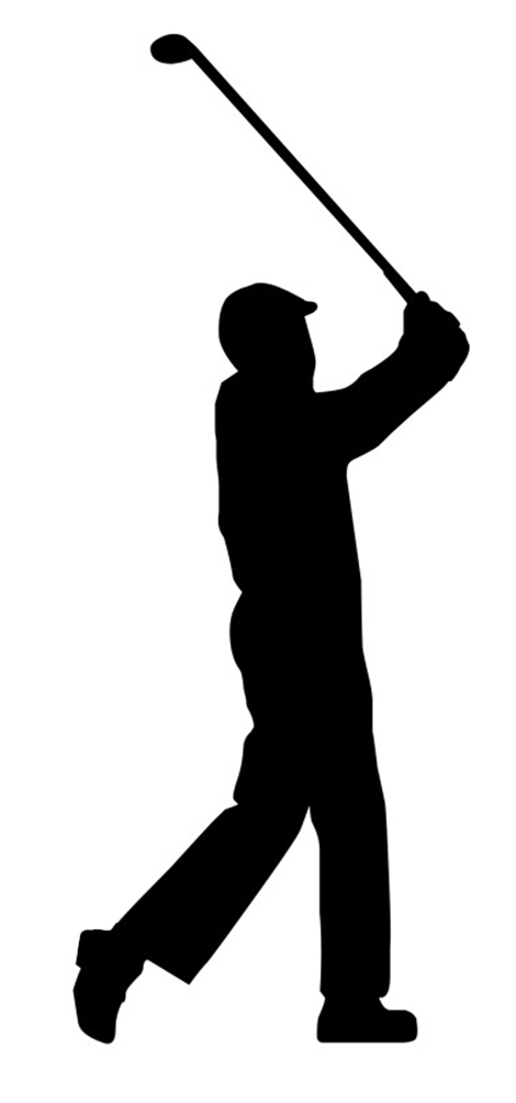 Golf Silhouette Clipart
