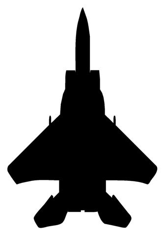 Fighter Jet Silhouette 1 Decal Sticker - ClipArt Best - ClipArt Best