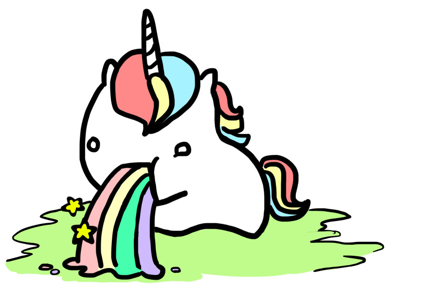 free animated unicorn clipart - photo #43