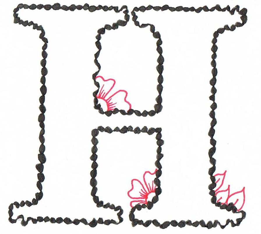 Creative Doodling with Judy West: Wiggly Alphabet Distructions