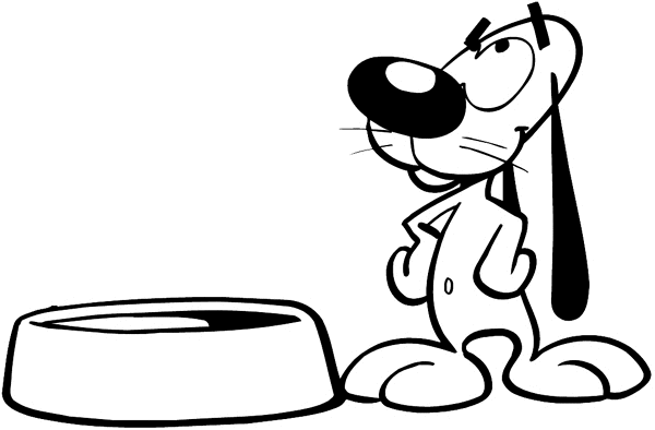 Empty Dog Bowl Coloring Pages Coloring Pages