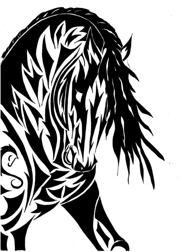 horse tribal art clipart best horse tribal art clipart best