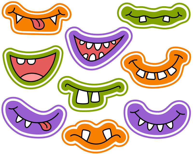 Monster Faces Clip Art ClipArt Best
