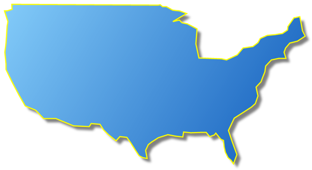 Usa Map Clipart