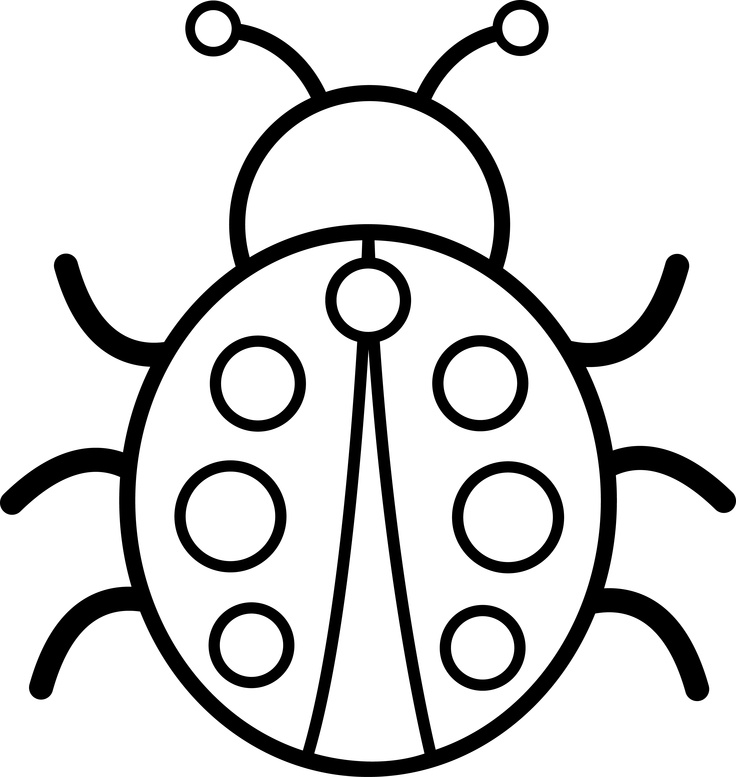 Black And White Ladybug Clipart | Free Download Clip Art | Free ...