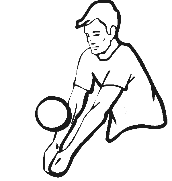 Olympics Coloring Pages: Men's Olympic volleyball at the Summer ...