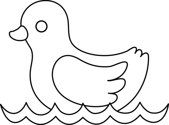 Line Drawing Duck - ClipArt Best