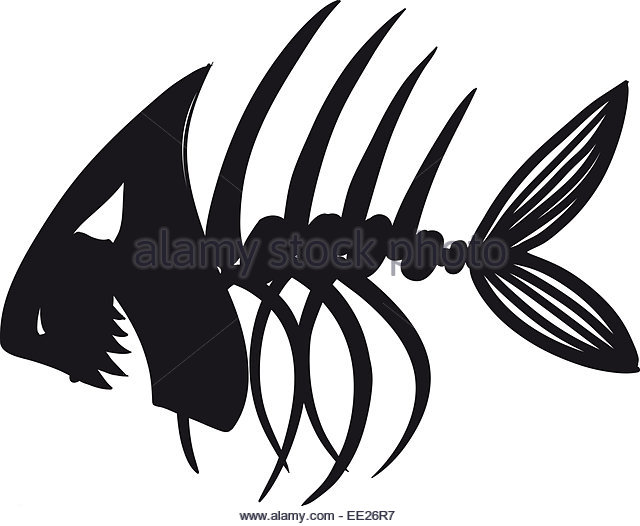 free clip art fish skeleton - photo #46