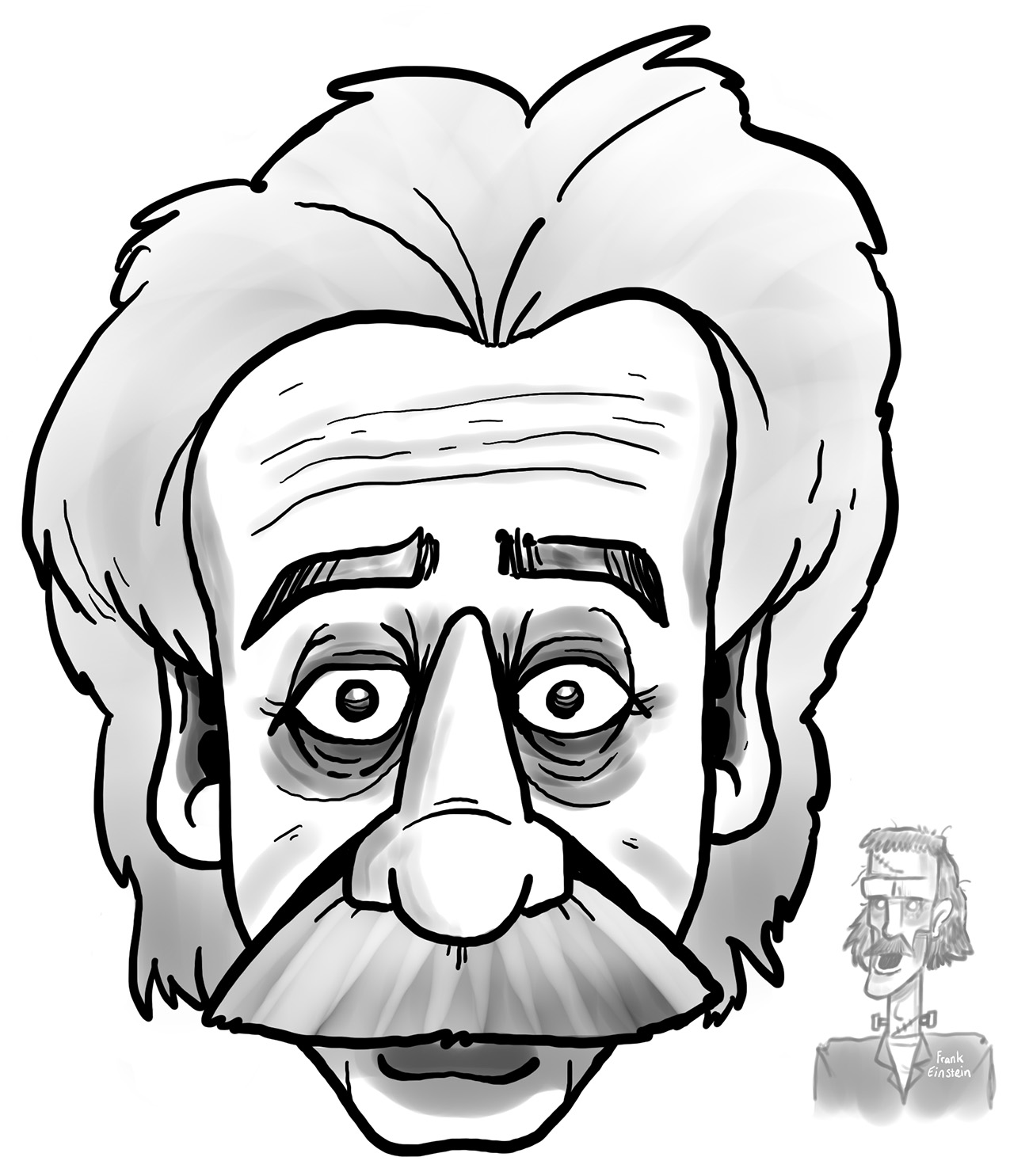 March 14th - Albert Einstein : SketchDaily