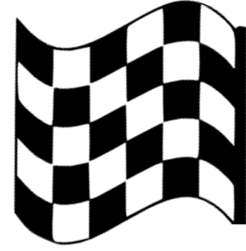Printable checkered flag.