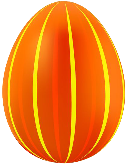 Orange Easter Egg - ClipArt Best