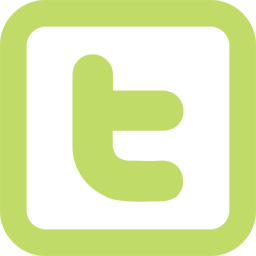 Twitter flying green Icon | Vector Twitter Iconset | Iconshock