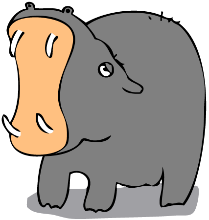 Cartoon Hippo Images