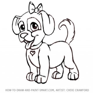Drawing Dog Dog Cartoon Drawings Cartoon Dog How To Draw Cartoon ...