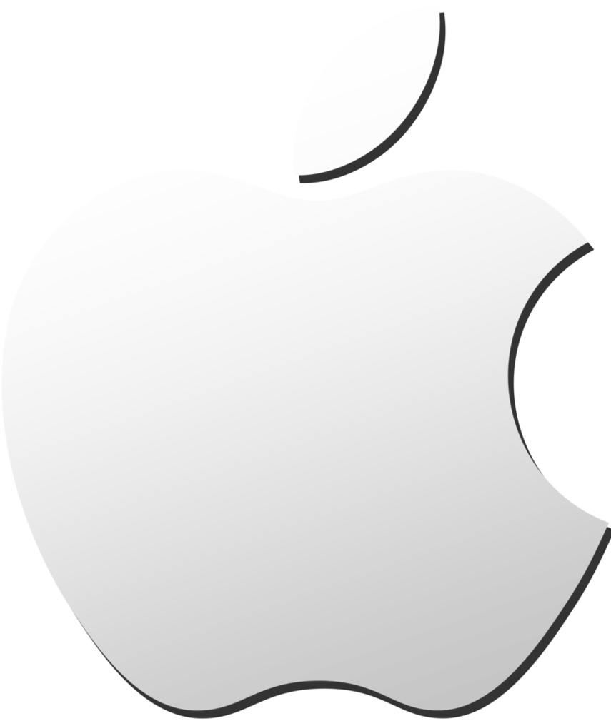 Apple logo clipart