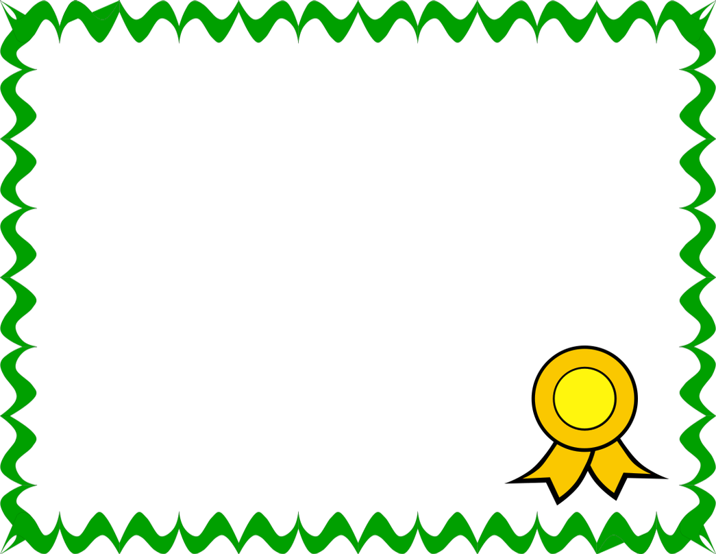 Free Blank Certificate Borders Clipart - Free to use Clip Art Resource