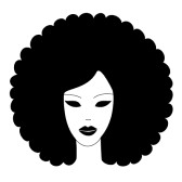 Silhouette Of Afro - ClipArt Best