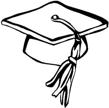 Graduation Cap Border Clipart - Free to use Clip Art Resource