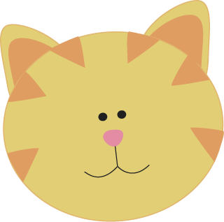 Clipart cat face