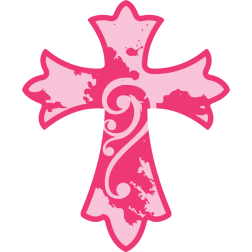 Pink Cross Clipart