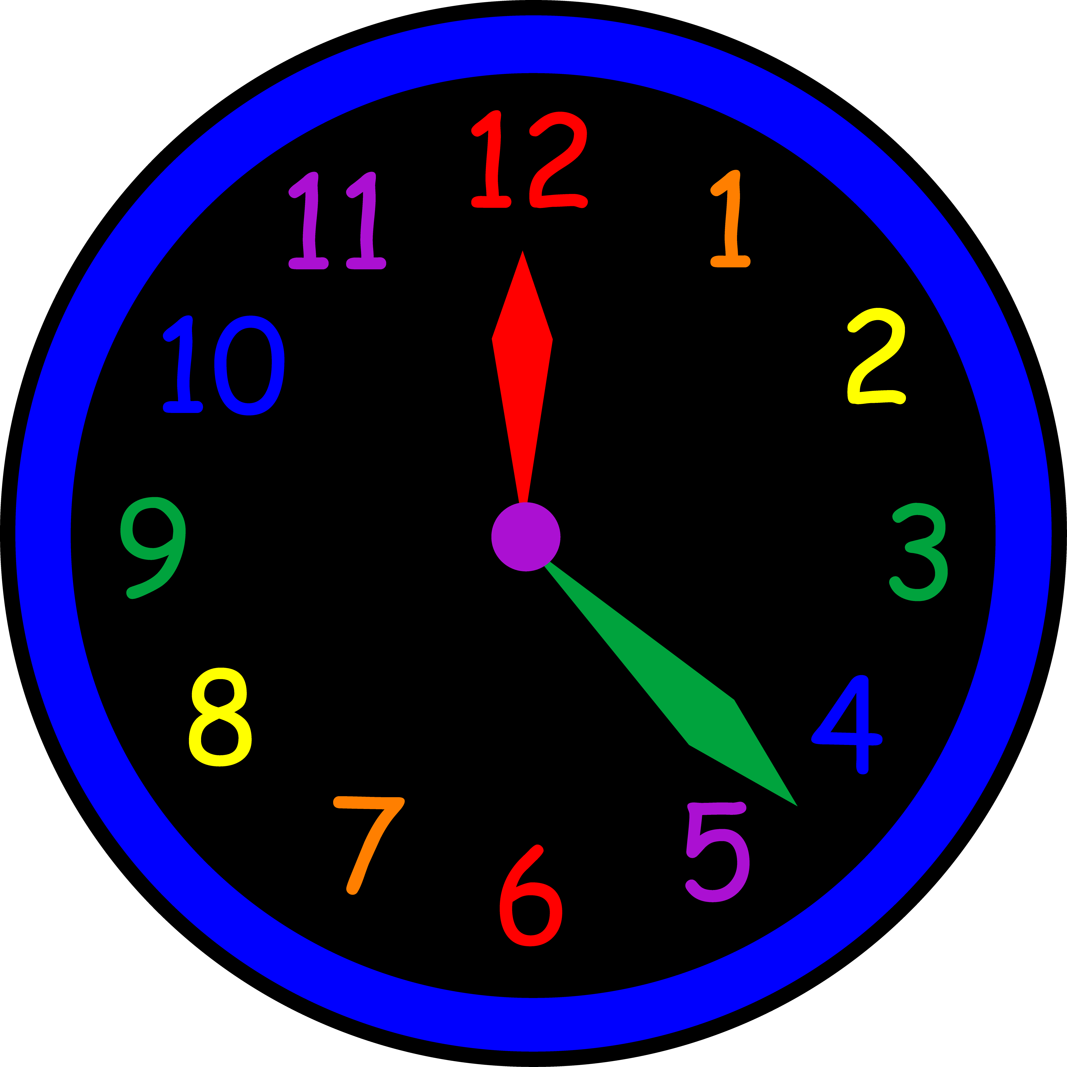 Animated clock clipart free download