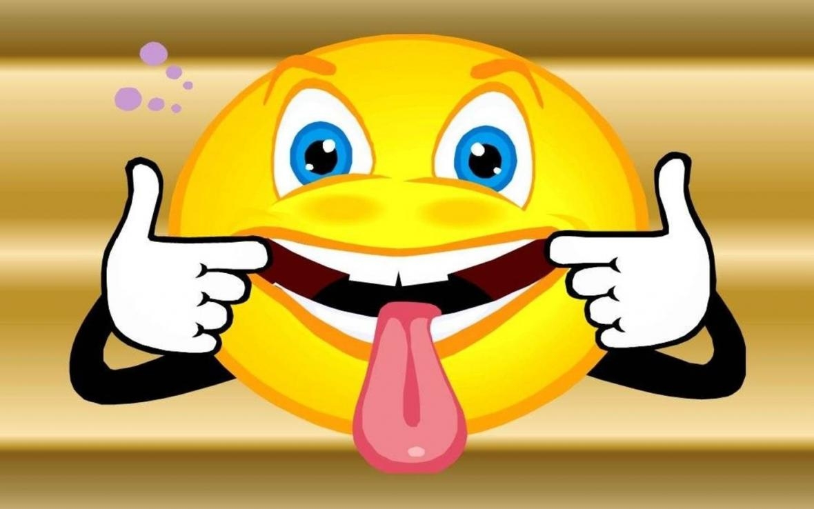 Smiley Face Sticking Tongue Out Clipart