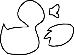 Duck Cut Out Template - ClipArt Best