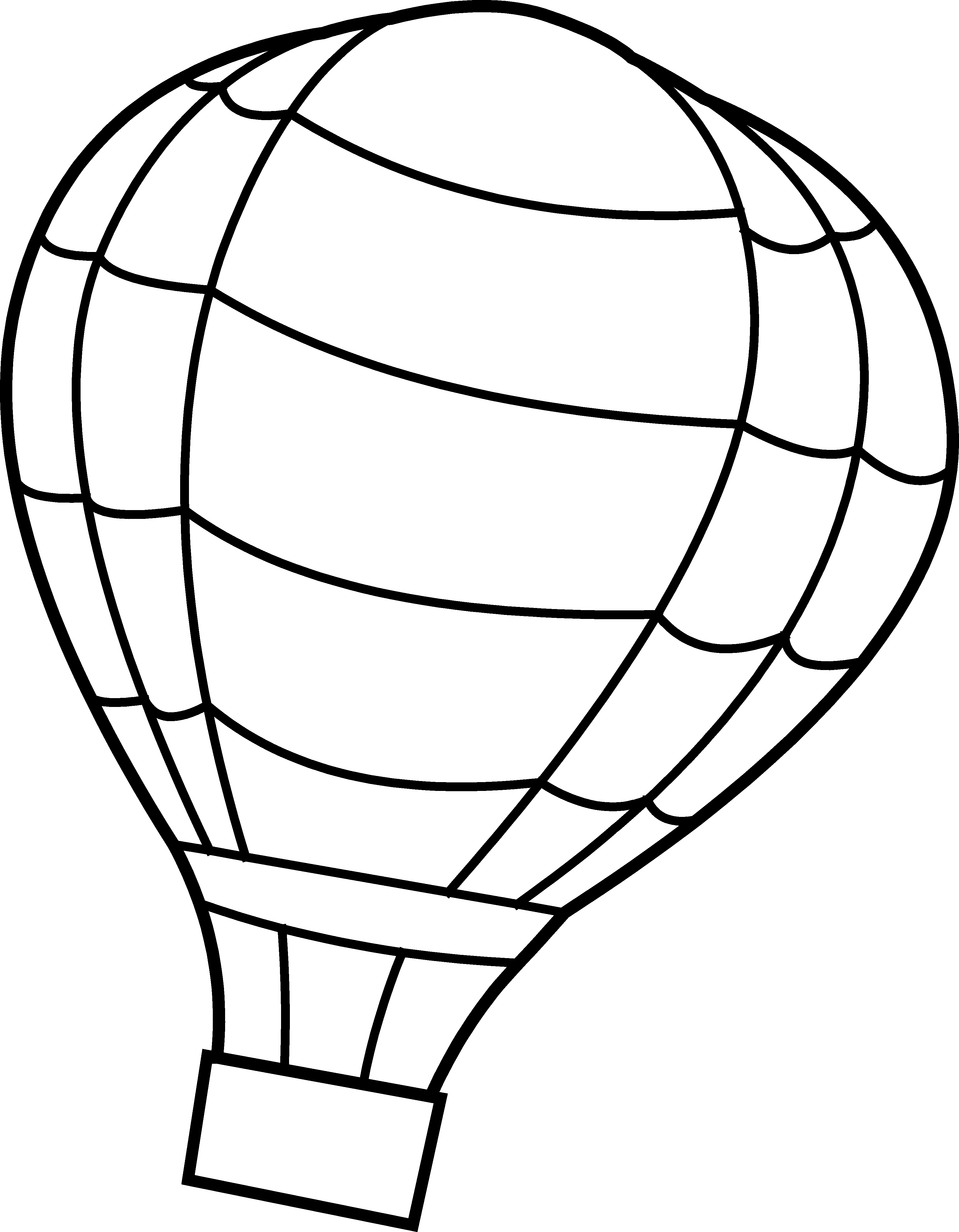 Balloon Outline Clipart
