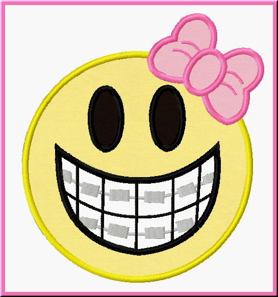 Smiley Face With Braces - ClipArt Best