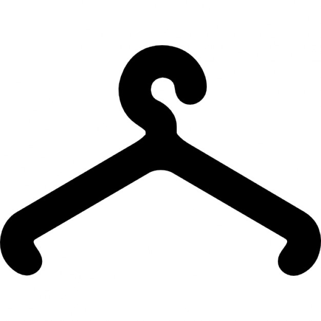 Clothes hanger hook thick outline Icons | Free Download