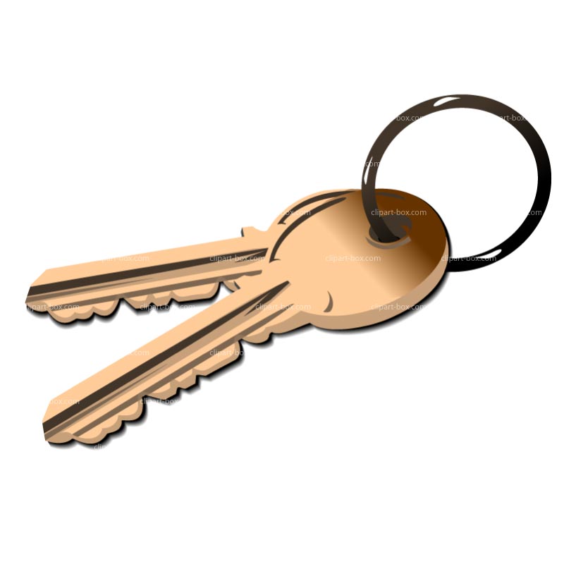 Free house key clipart