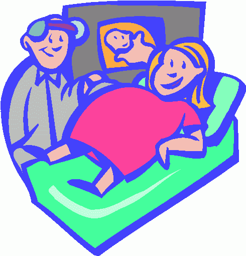 Clipart of pregnant woman