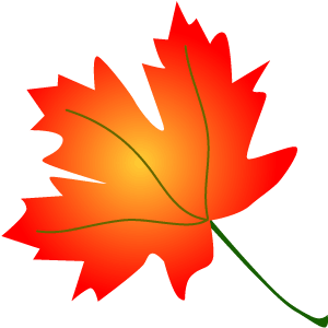 Autumn leaf clipart free