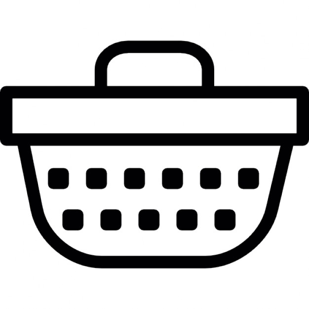 Picnic basket outline Icons | Free Download