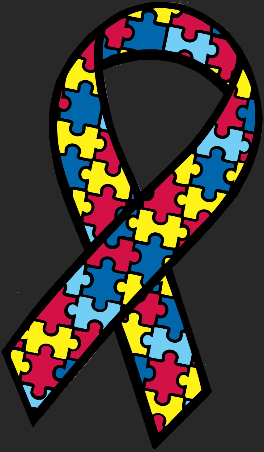 Best Photos of Autism Ribbon Template - Autism Awareness Coloring ...