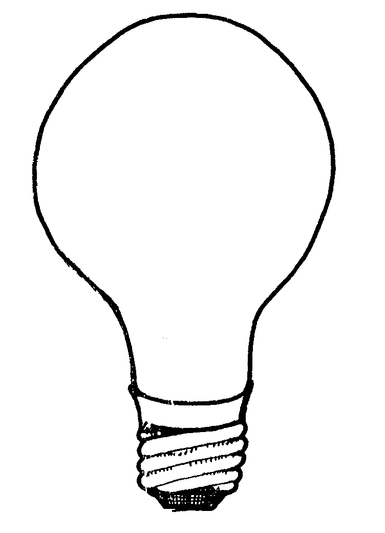 Light Bulb Coloring Pages