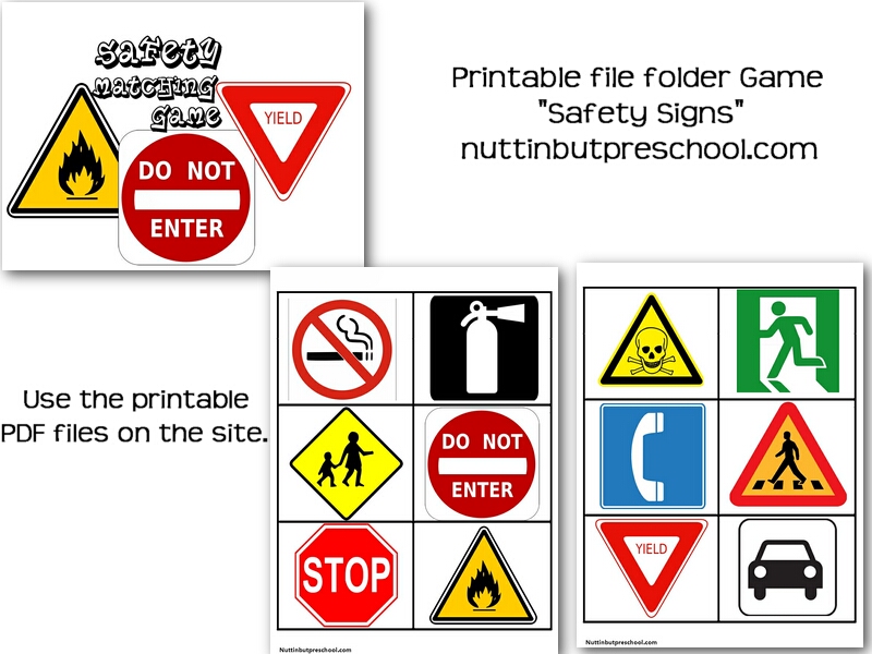 5 Best Images of Printable Safety Signs For Preschoolers - Free ...