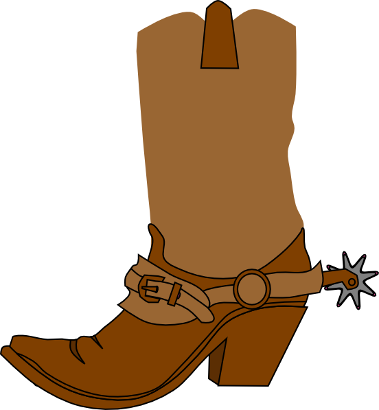 Cowboy boots and hat without background clipart
