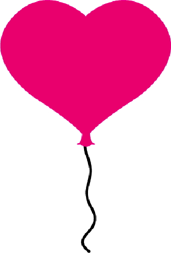 Heart balloon clipart
