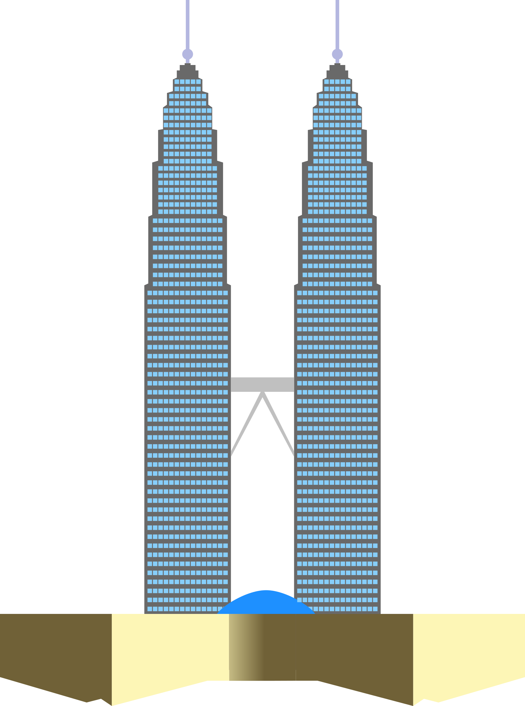Twin Towers Clipart - Tumundografico