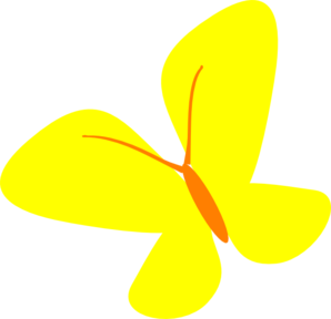Yellow Butterfly Clipart - Free Clipart Images