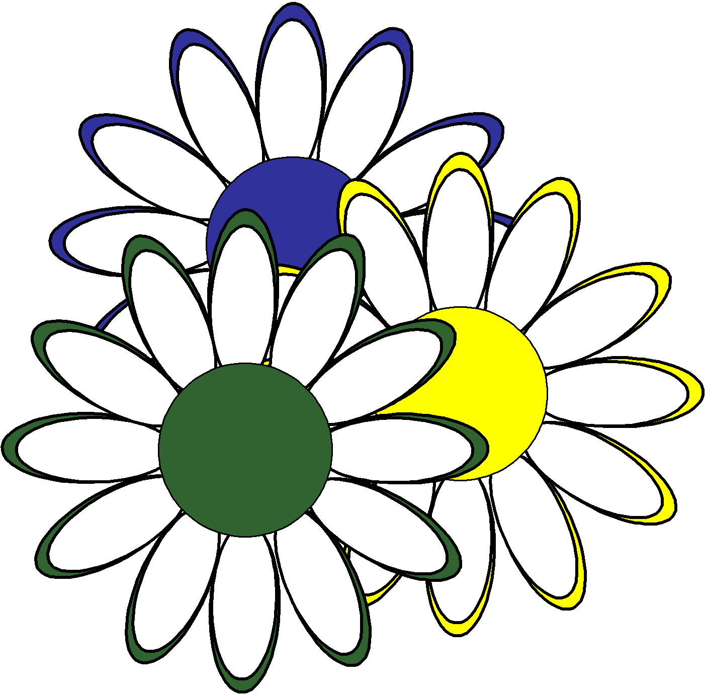 clip art free daisy flower - photo #41