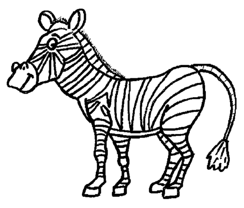 zebra coloring page : Coloring - Kids Coloring Pages - ClipArt Best