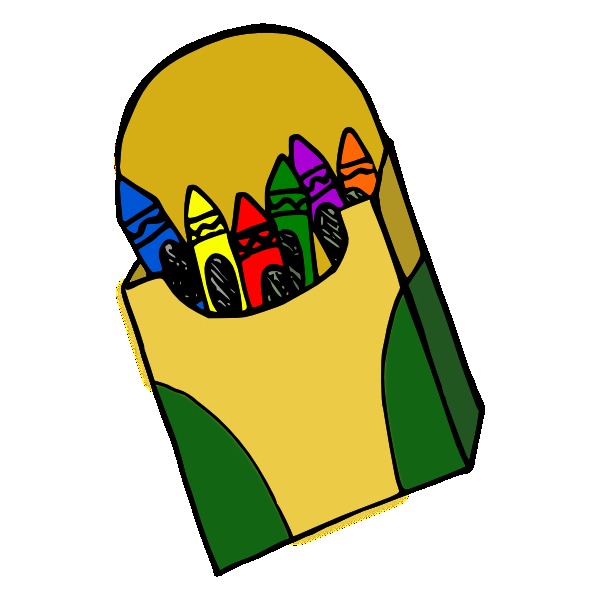 Animated crayon clipart