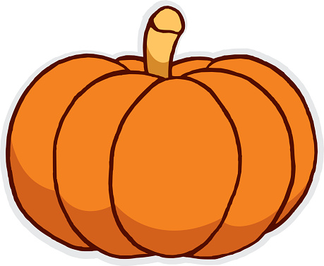 Pumpkin Vector Squash Halloween Clip Art, Vector Images ...