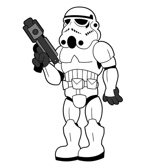 Stormtrooper Coloring Pages ClipArt Best