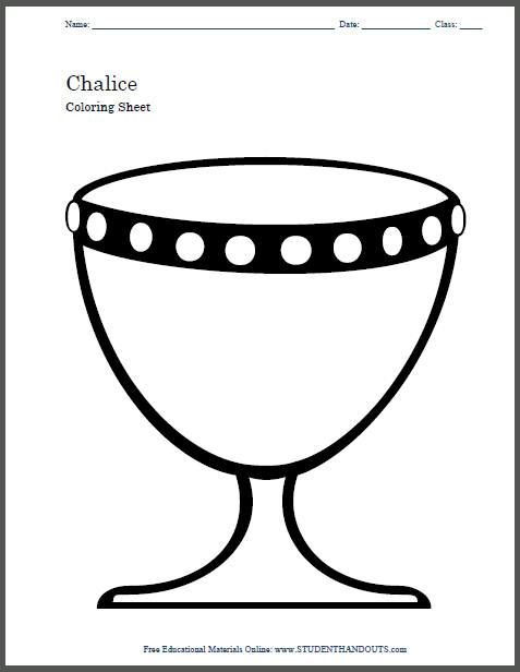 Chalice Template. chalice template printable trueido com. folded ...