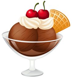 Ice cream sundae ice cream bowl clipart - Clipartix