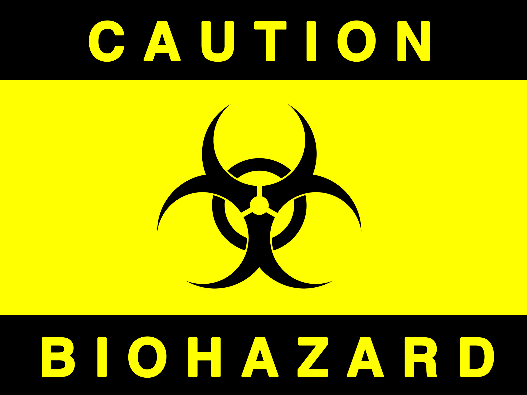 Zombie Hazard Symbol Zombie awareness ribbon with bio hazard ...